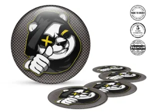 Decals on Wheels Tuning Radiant Racing Grid X